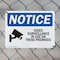 Signmission Video Surveillance In Use On These Premises OSHA Notice Sign, Plastic, 14in W x 10in L, 2PK OS-2PACK-NS-P-1014-L-16813 - alternate 7
